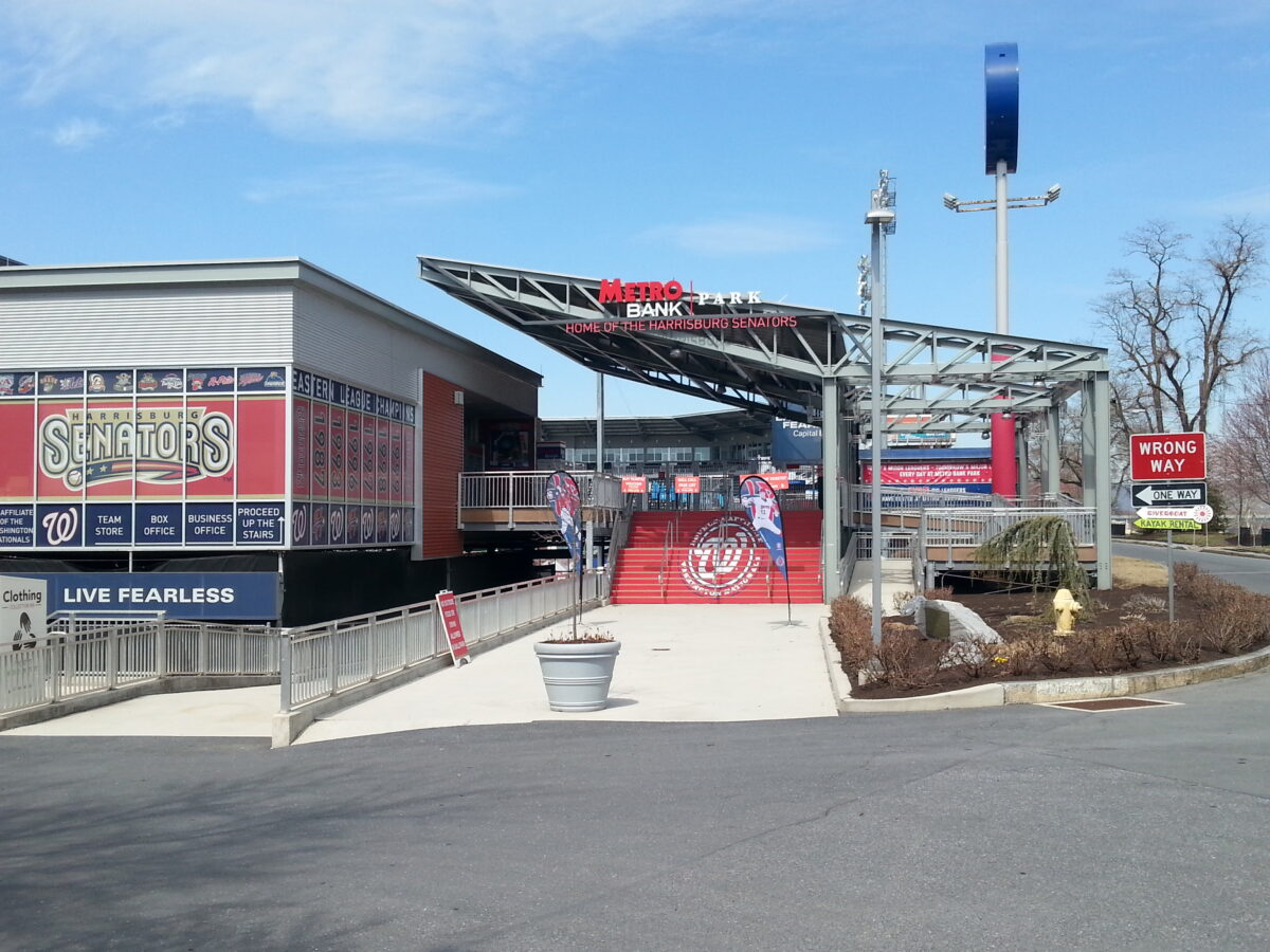 Metro Bank Park's entrance