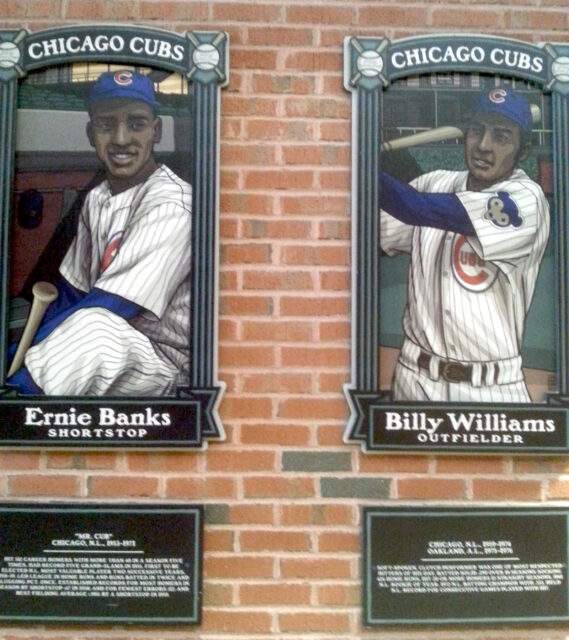Ernie Banks and Billy Williams