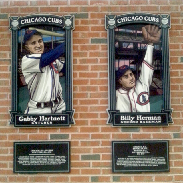 Gabby Hartnett and Billy Herman