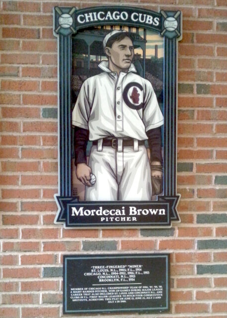 Three-Finger Brown. He deserved his own photo.