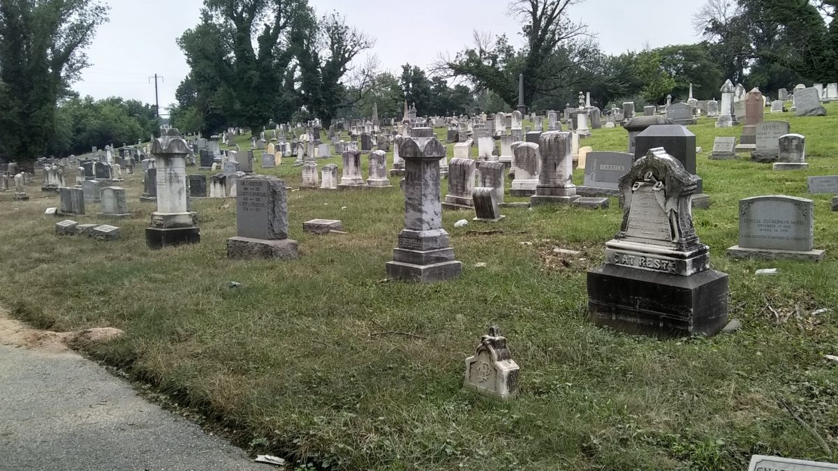 The Boswell monument and burial site
