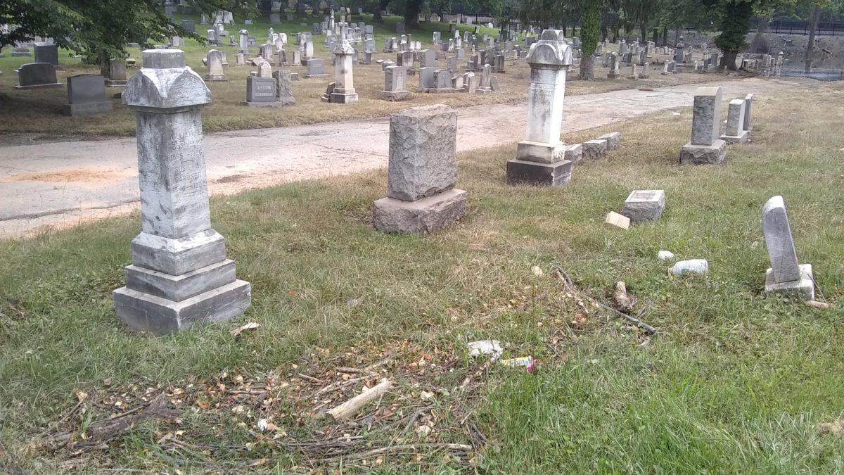 The Boswell monument and burial site
