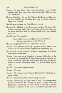 Sample of a play script from The Misadventures of Sherlock Holmes