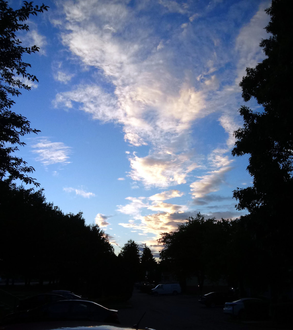 Clouds at Sunset, July 10