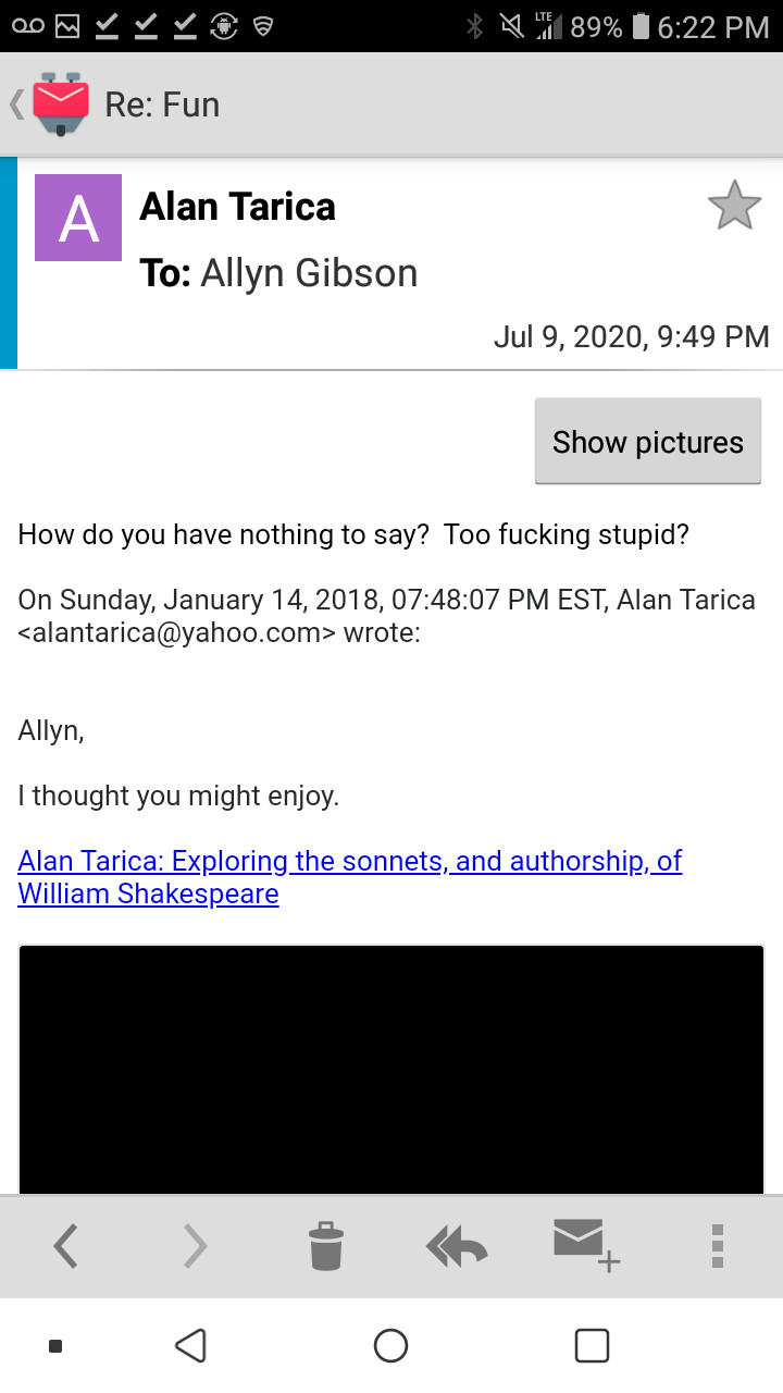 The Comedie of Email the First