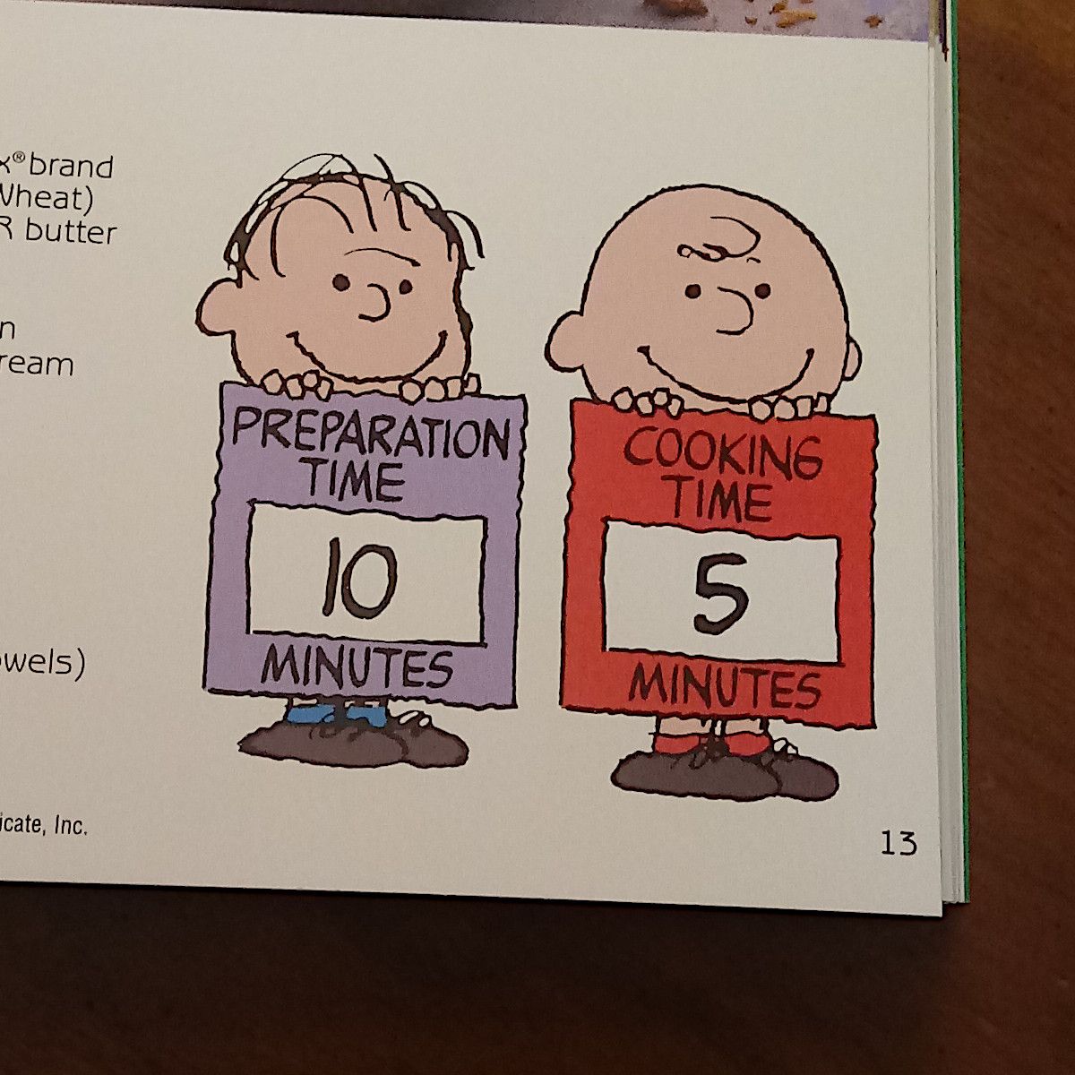 Page detail showing Linus (left) and Charlie Brown