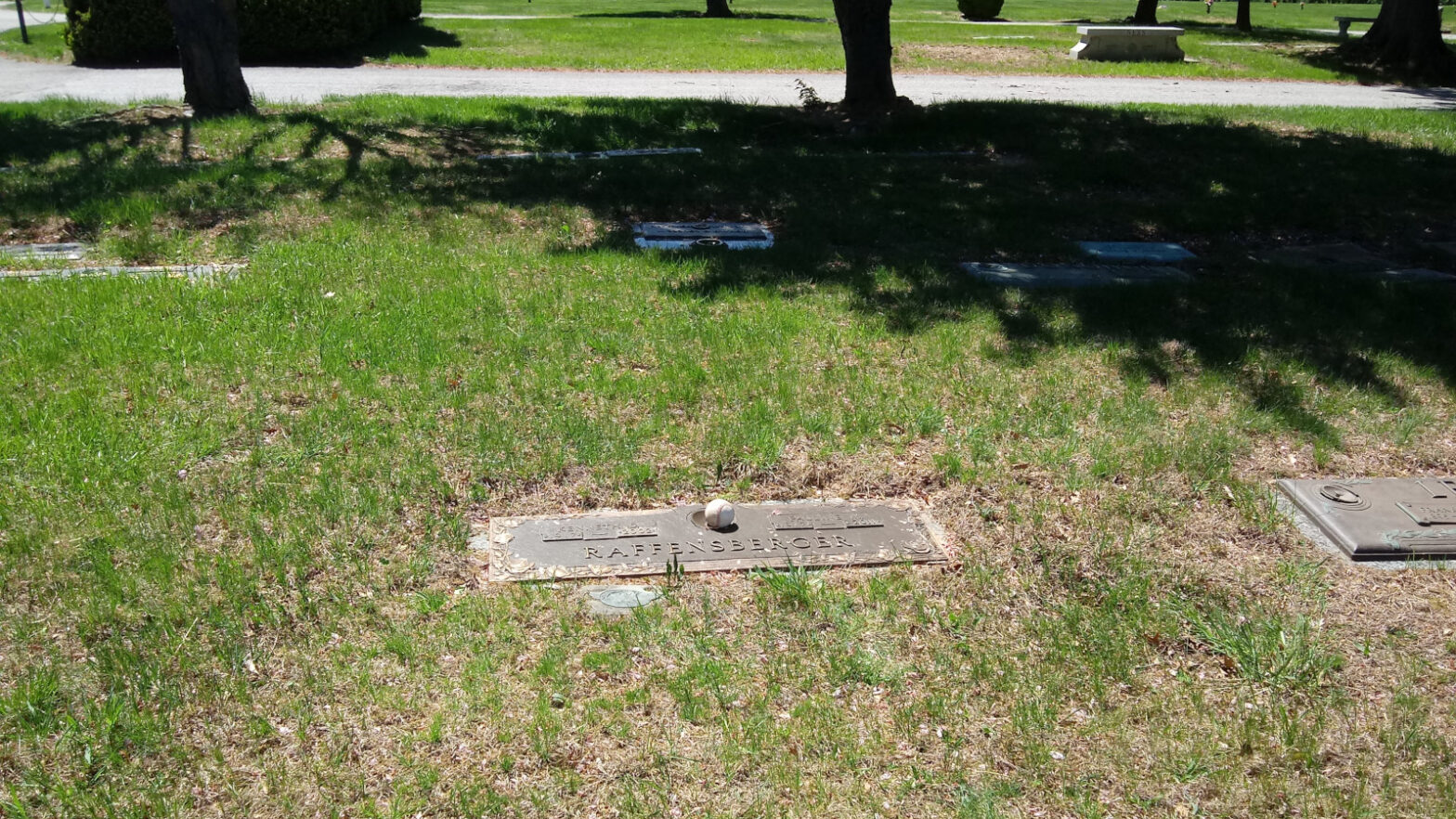 Grave of Ken Raffensberger