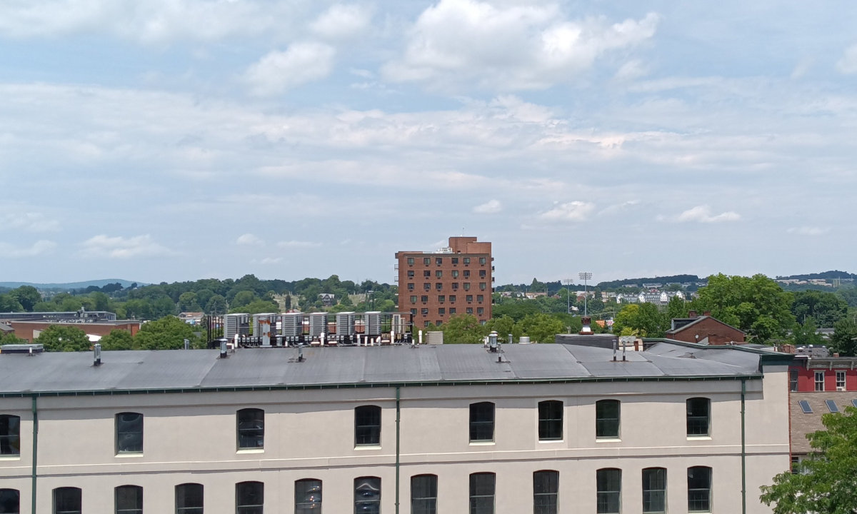 Looking north from downtown York