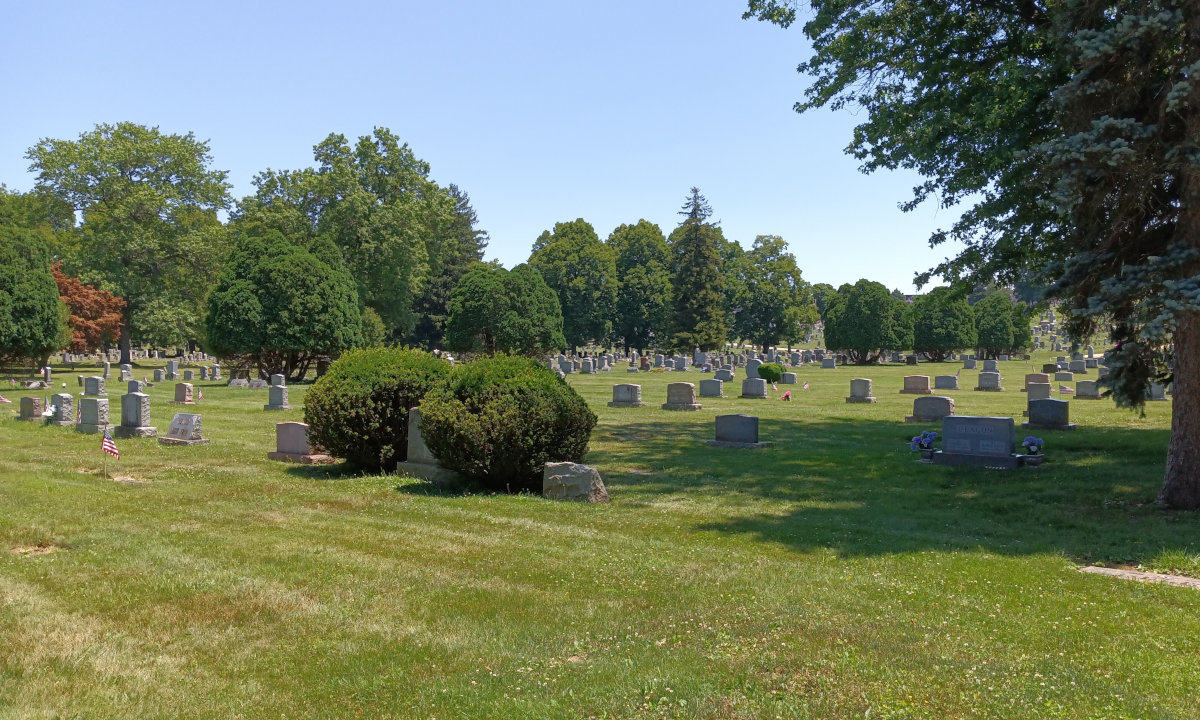 Section 10 of Prospect Hill Cemetery
