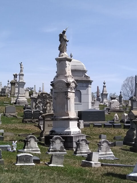 The grave of William Biden, April 2018