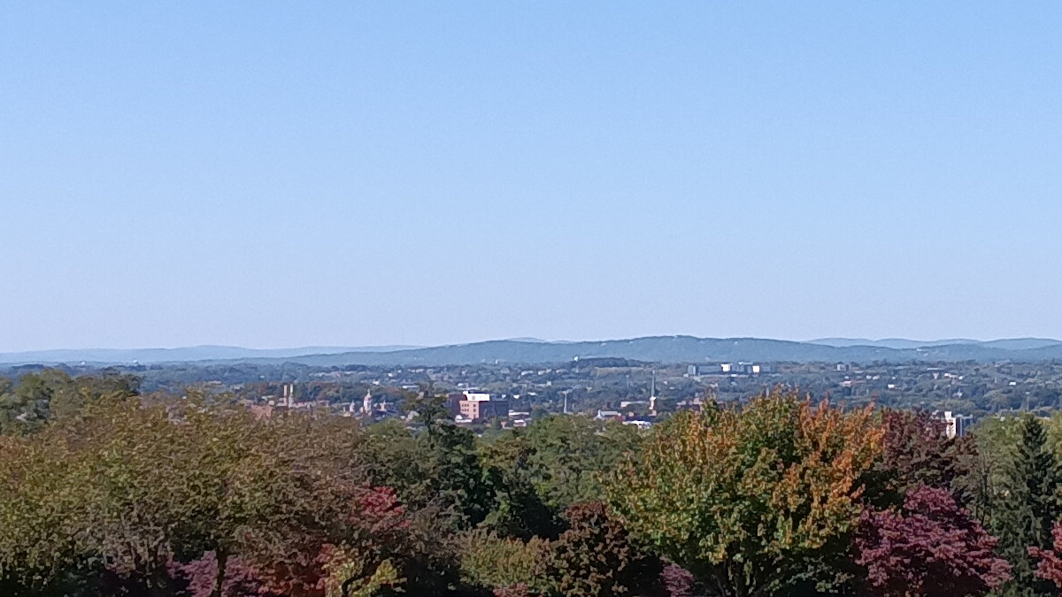 Downtown York as seen from Mt. Rose Cemetery