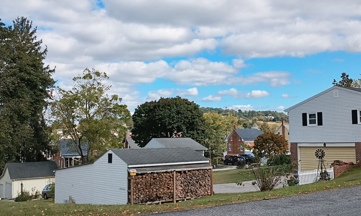 Clouds over Yoe, seen from my apartment complex. Basically the same photo as the second, but it's a different day.