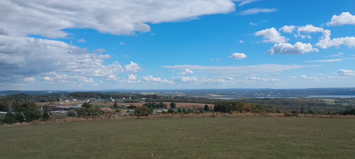 Looking south toward Turkey Hill and the Susquehanna