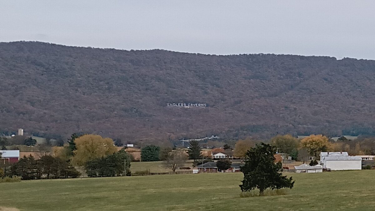 Endless Caverns, on the side of Massanutten Mountain