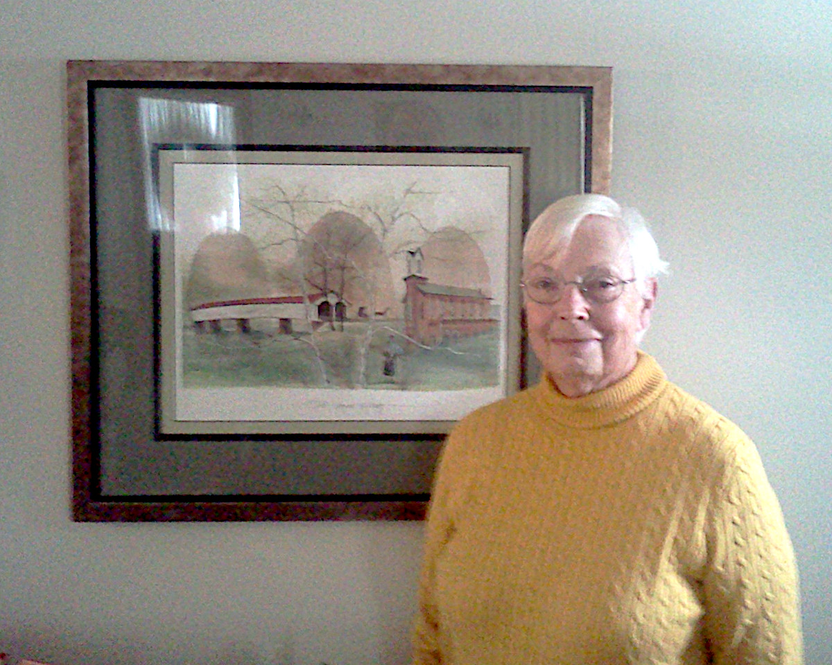 My mom, January 2012