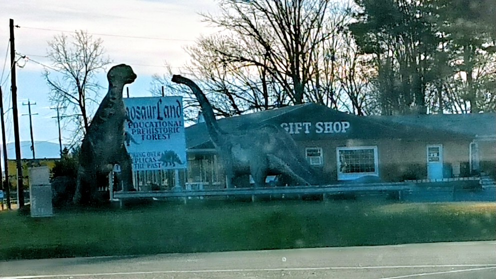 Dinosaur Land! As seen from the intersection of 522 and 340.