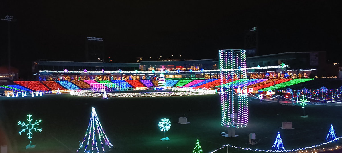 The view from the outfield