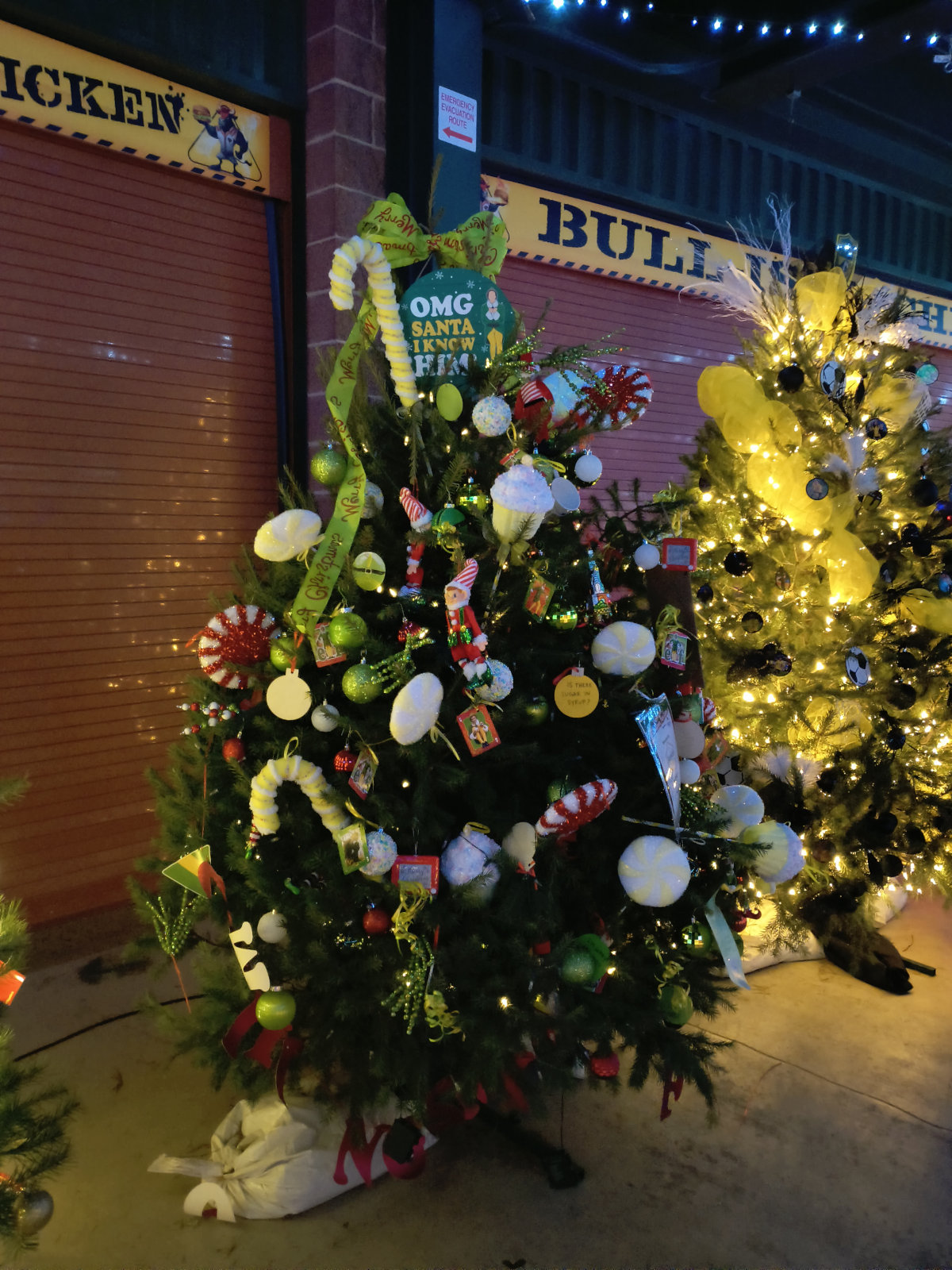 An Elf tree, based on the Will Ferrell movie