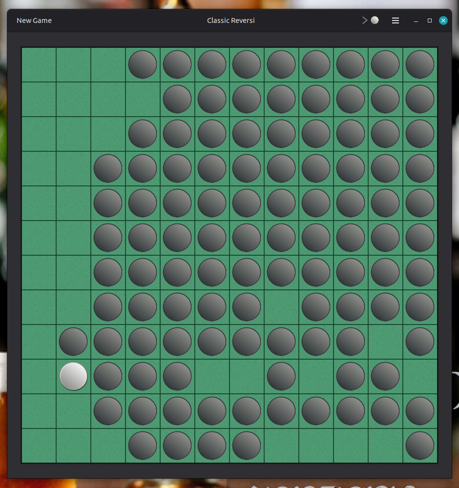 White is down to a single piece