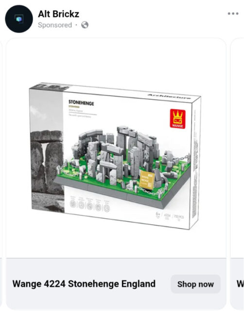 Stonehenge, in off-brand LEGO