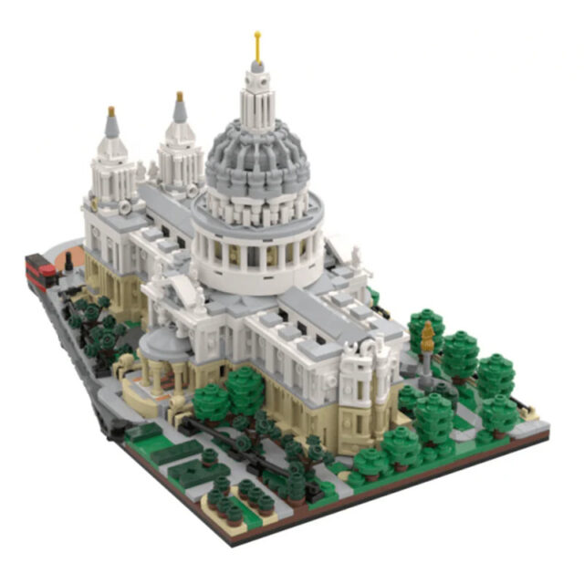 The St. Paul's set, seen from above
